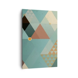 Lærredstryk - Billede på lærred - Enhed af mangfoldighed, mangfoldighed af enhed - 80x120 cm