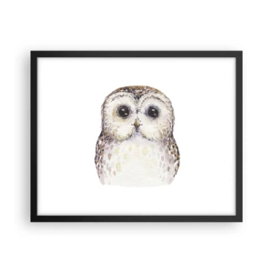 Plakat i sort ramme - Se mig i øjnene - 50x40 cm