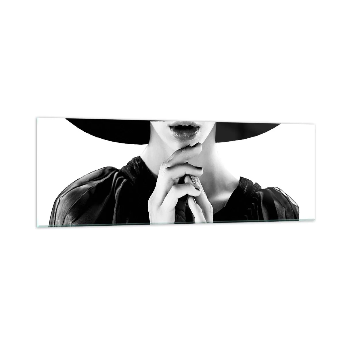 Billede på glas - Usynlig skønhed - 90x30 cm