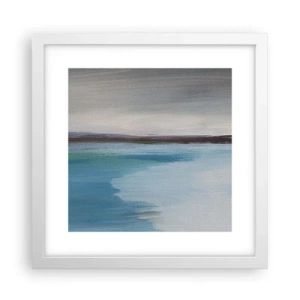 Plakat i hvid ramme - Horisontalt landskab - 30x30 cm
