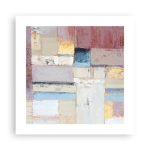 Plakat - Geometriens ro - 40x40 cm