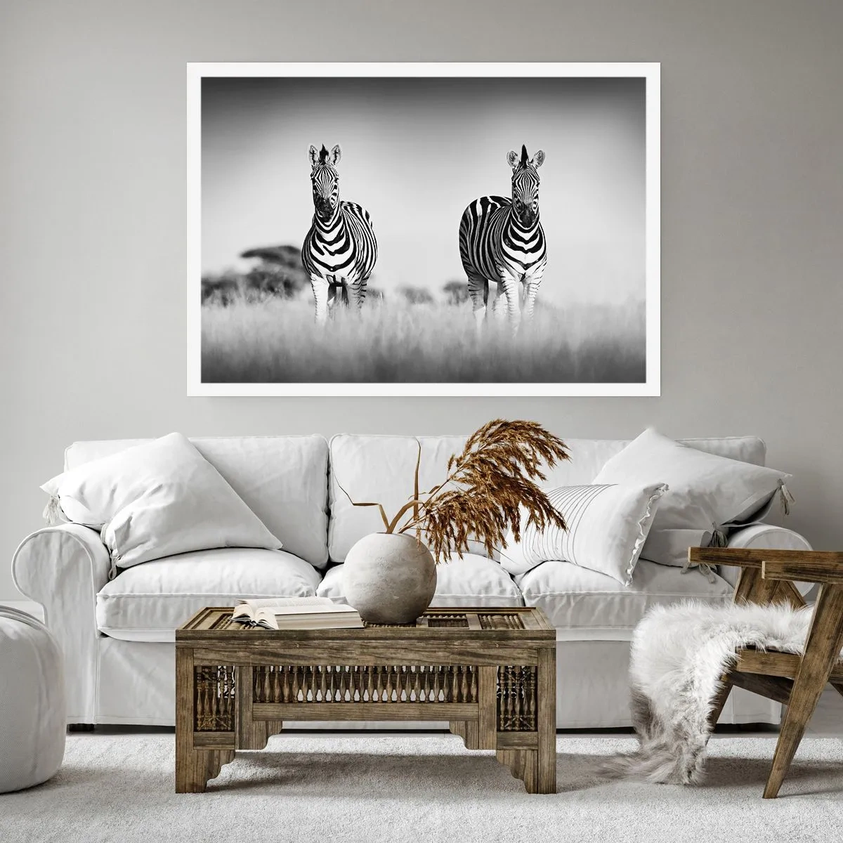 Plakat - Og alligevel er verden sort og hvid - 91x61 cm