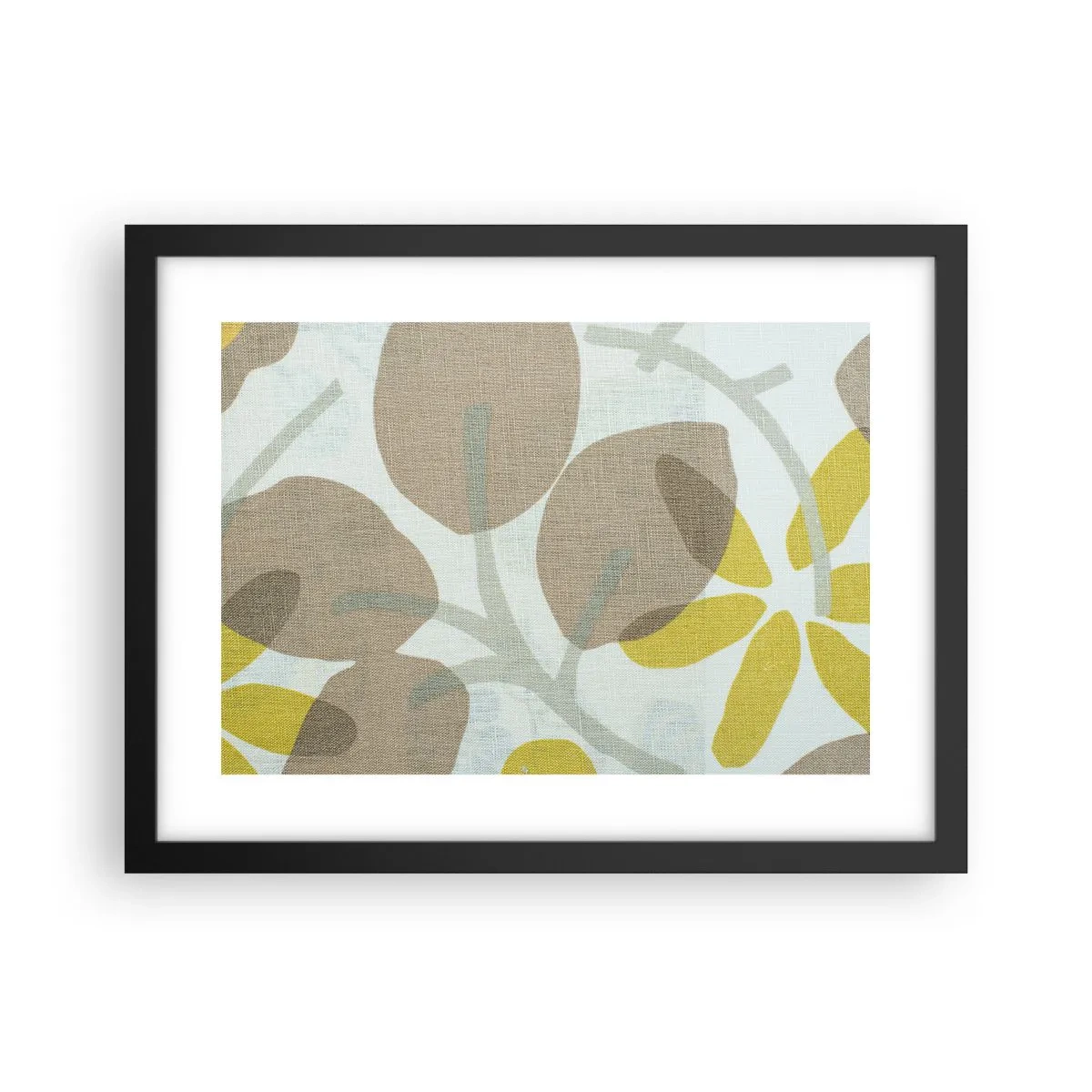 Plakat i sort ramme - Komposition i solskinnet - 40x30 cm