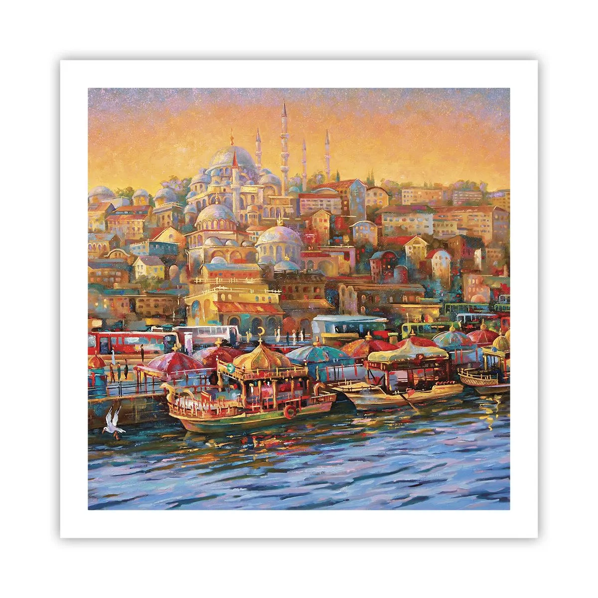 Plakat - En historie fra Istanbul - 60x60 cm