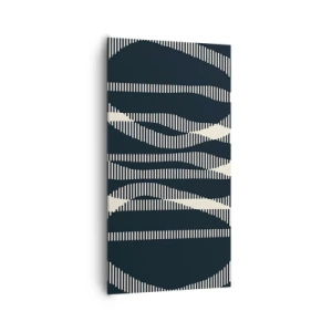 Lærredstryk - Billede på lærred - Forsøg på at bryde igennem mørket - 65x120 cm