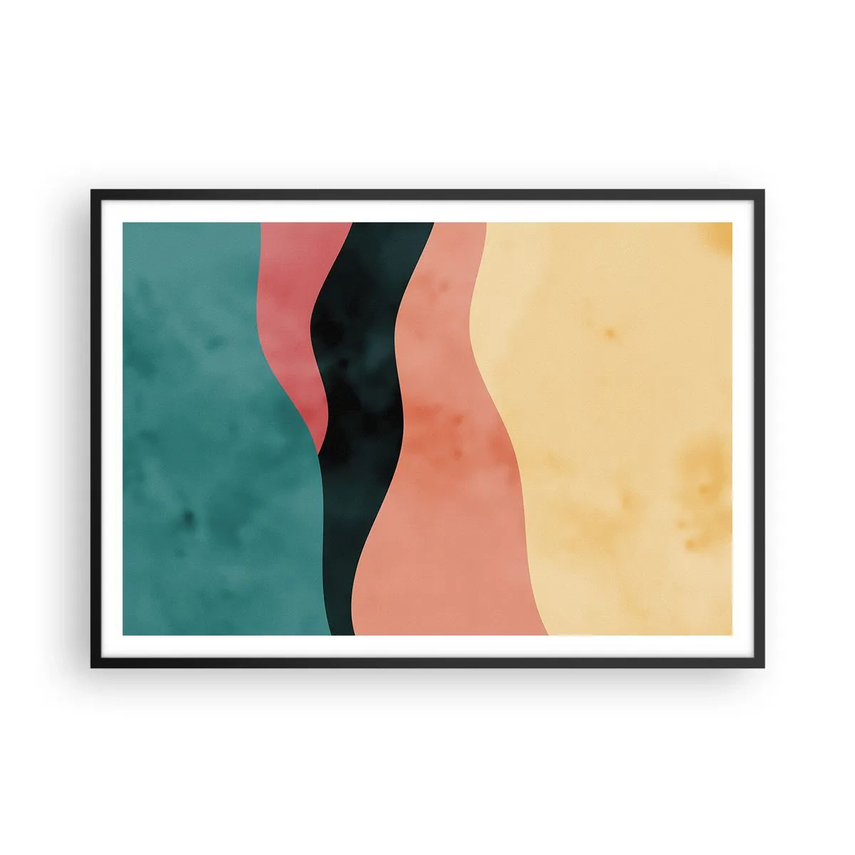 Plakat i sort ramme - Kompatibel manglende overholdelse - 100x70 cm