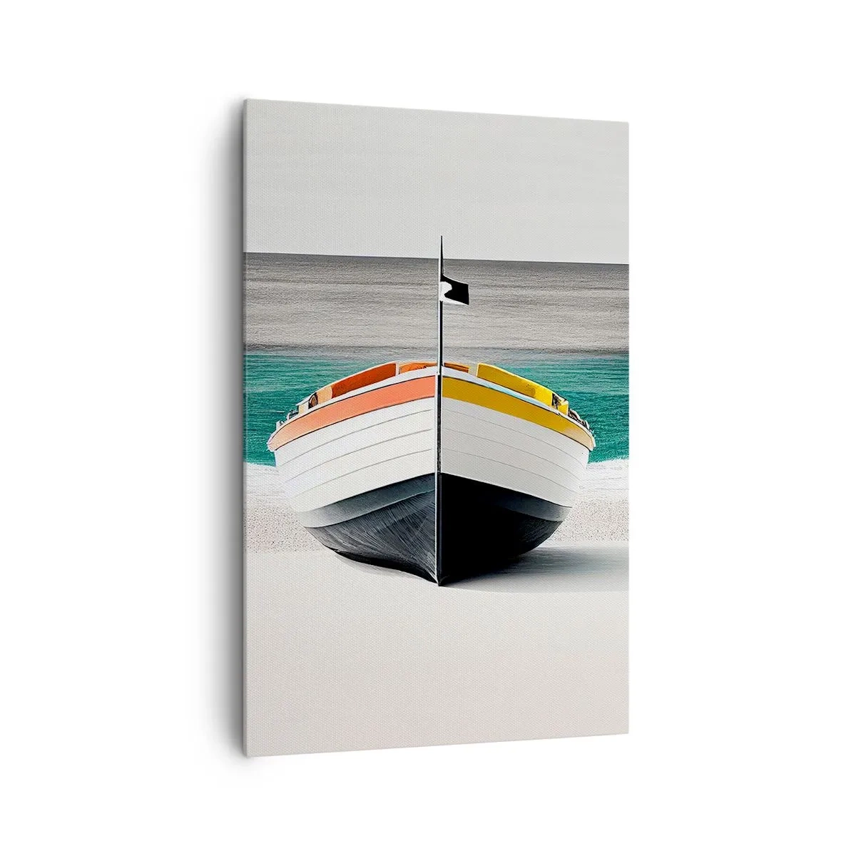 Lærredstryk - Billede på lærred - På sin plads - 80x120 cm