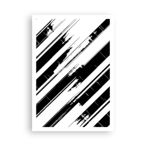 Plakat - Intens og dynamisk komposition - 70x100 cm
