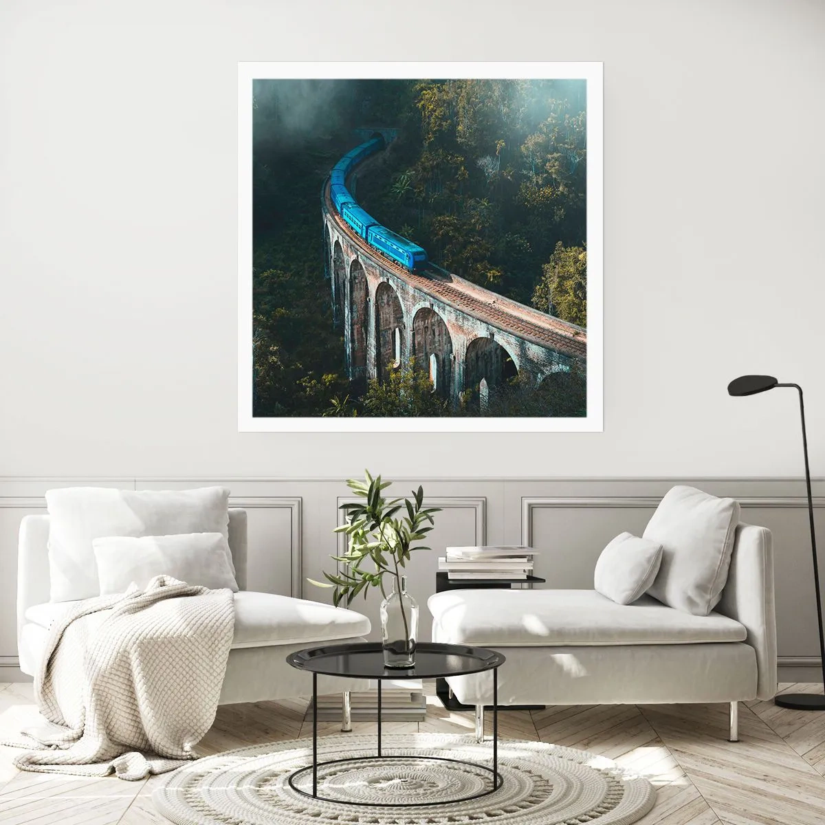 Plakat - Tog til naturen - 60x60 cm