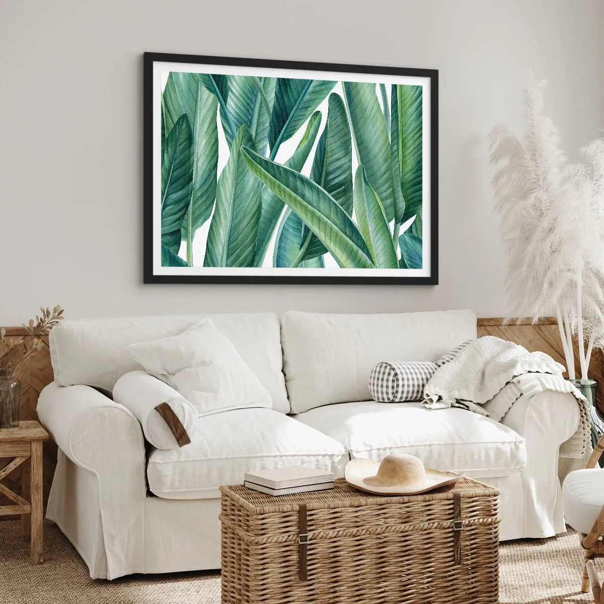 Plakat i sort ramme - Det grønne i sig selv - 70x50 cm