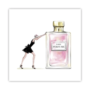 Plakat - Essensen af kvindelighed - 40x40 cm