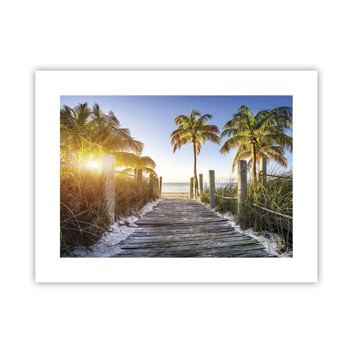Plakat - Direkte til paradis - 40x30 cm
