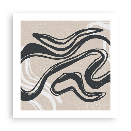 Plakat - Multipliceret udtryk - 50x50 cm