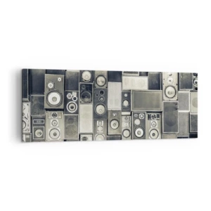 Lærredstryk - Billede på lærred - Og alt er i orden - 140x50 cm