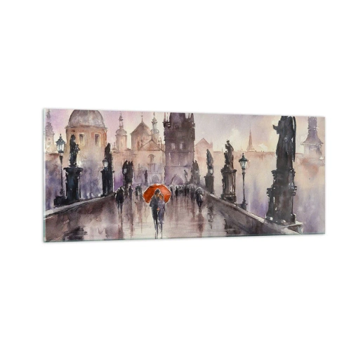 Billede på glas - Folk forandrer sig ikke - 100x40 cm