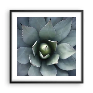 Plakat i sort ramme - Lokkemad og advarsler - 50x50 cm