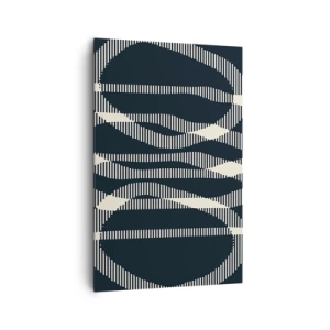 Lærredstryk - Billede på lærred - Forsøg på at bryde igennem mørket - 80x120 cm