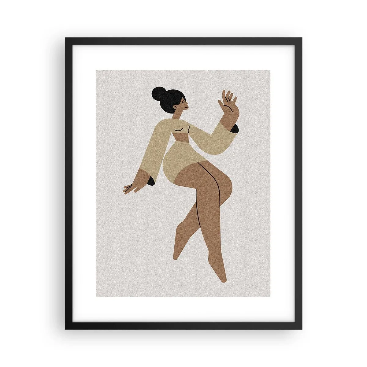 Plakat i sort ramme - Form af nåde - 40x50 cm