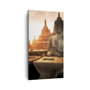 Lærredstryk - Billede på lærred - Vejr med stor visdom - 45x80 cm