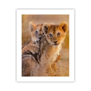 Plakat - Forstyr ikke! Vi har det sjovt - 40x50 cm