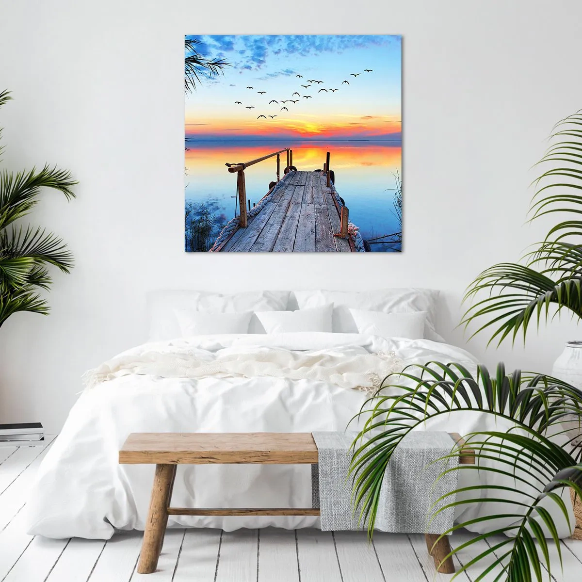 Lærredstryk - Billede på lærred - Tid til at tage tilbage... - 50x50 cm