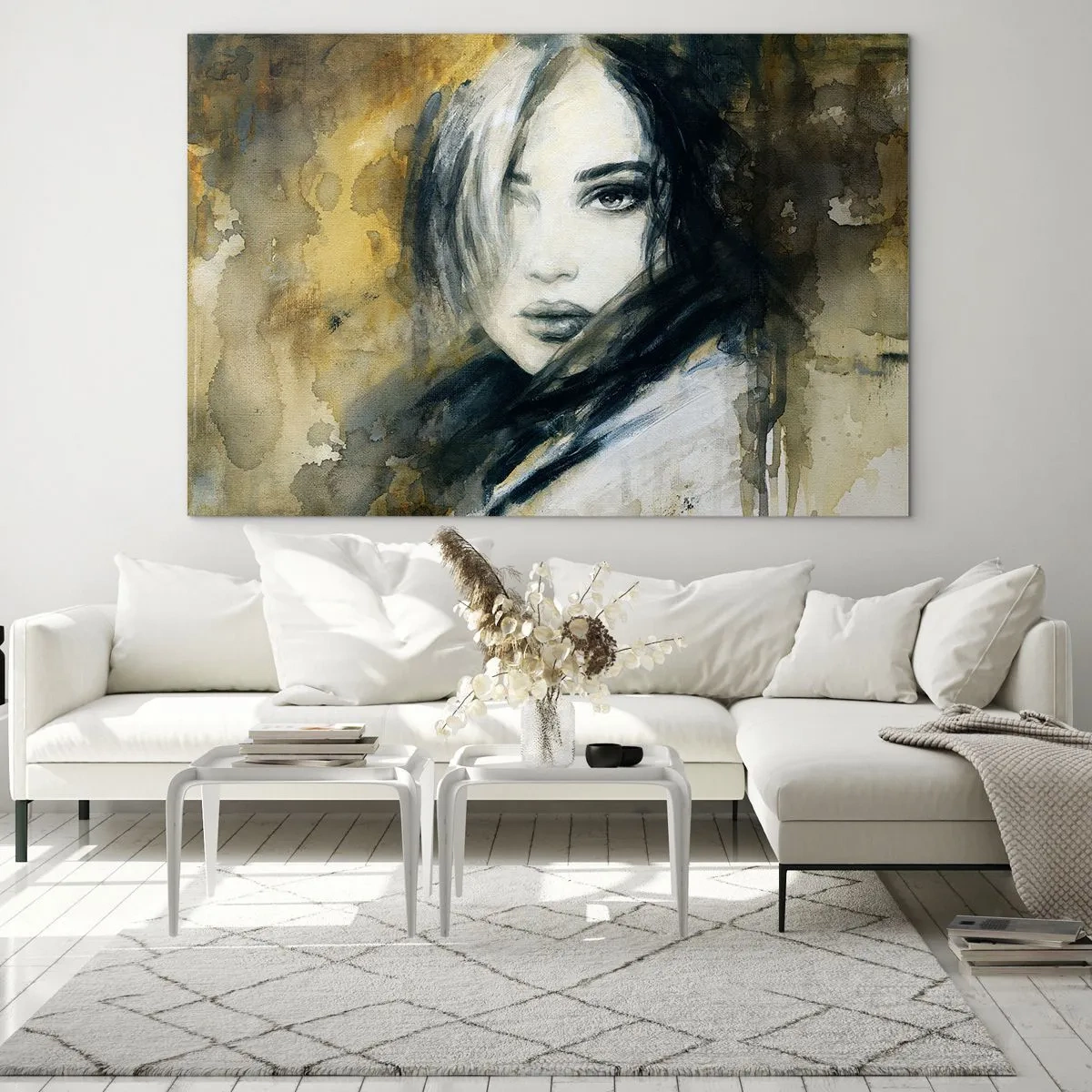 Billede på glas - mere uskyldig eller sensuel? - 100x70 cm