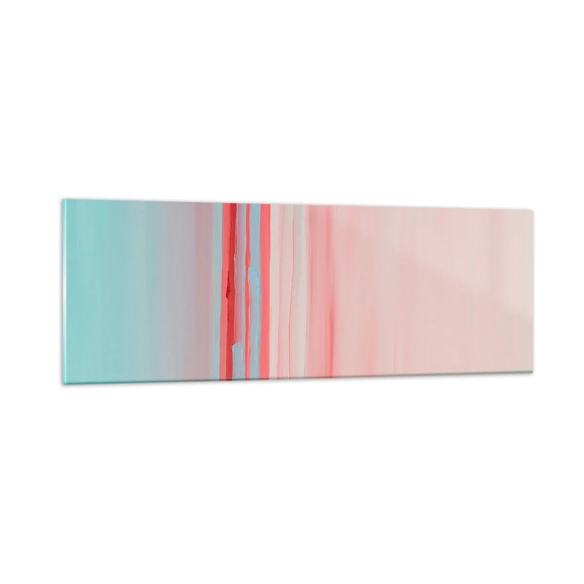 Billede på glas - Abstraktion ved daggry - 90x30 cm