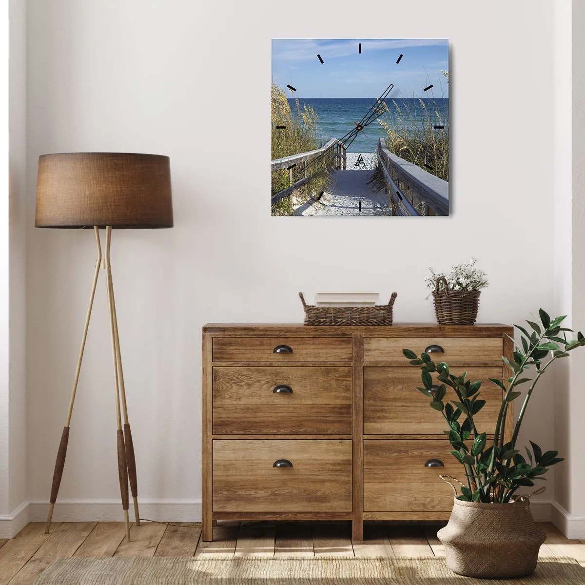 Vægur, Uret - I solen, i vinden - 40x40 cm