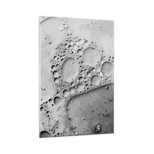 Billede på glas - Opskummet spor - 80x120 cm