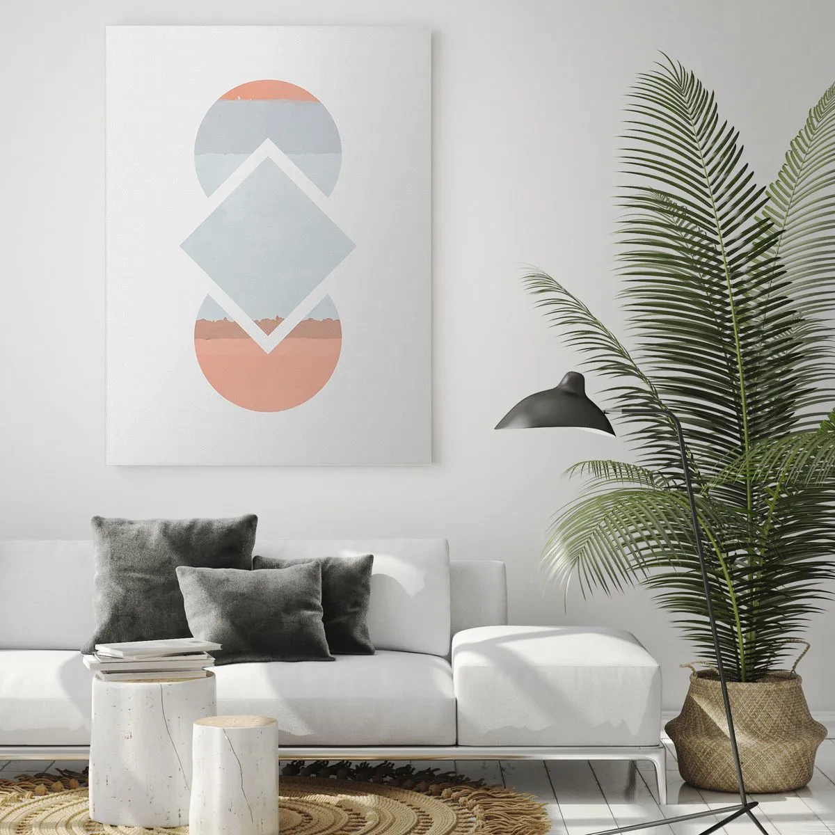 Billede på glas - Situationen er klar - 70x100 cm