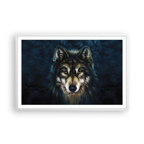 Plakat i hvid ramme - Alfa? Og omega - 91x61 cm