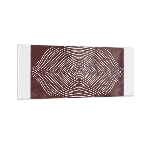 Billede på glas - Rummet taler - 100x40 cm