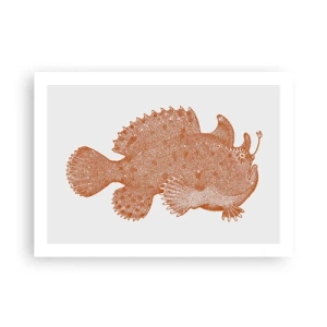 Plakat - Og dog en fisk - 70x50 cm