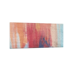 Billede på glas - Lad en regnbue flyde - 120x50 cm