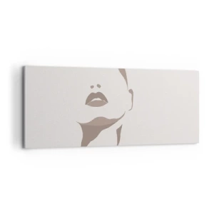 Lærredstryk - Billede på lærred - Skabt af lys og skygge - 100x40 cm