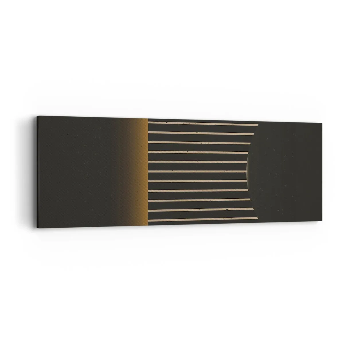 Lærredstryk - Billede på lærred - Udforsk mørket - 90x30 cm