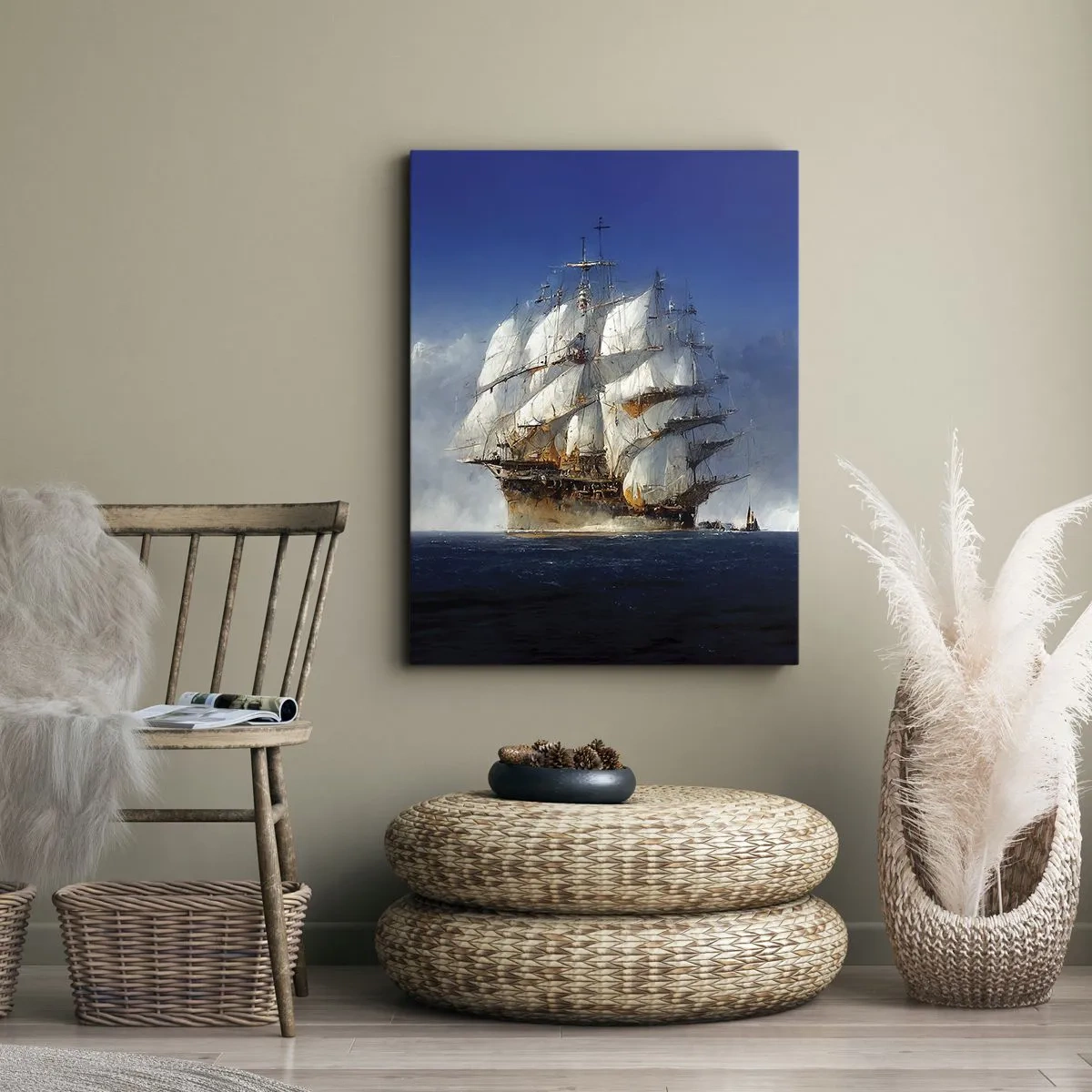 Lærredstryk - Billede på lærred - Den store herlighed! - 45x80 cm