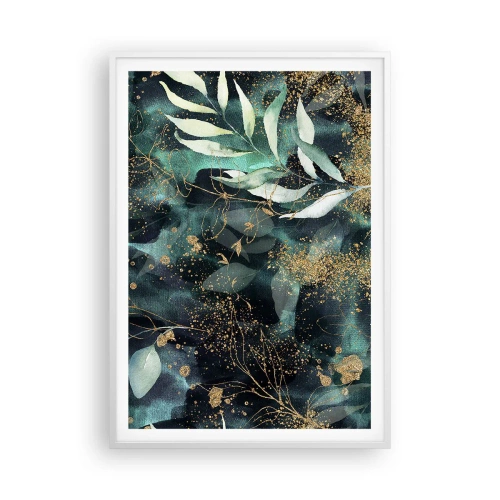 Plakat i hvid ramme - Fortryllet have - 70x100 cm