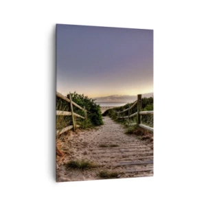 Lærredstryk - Billede på lærred - Du kan allerede se målet - 70x100 cm