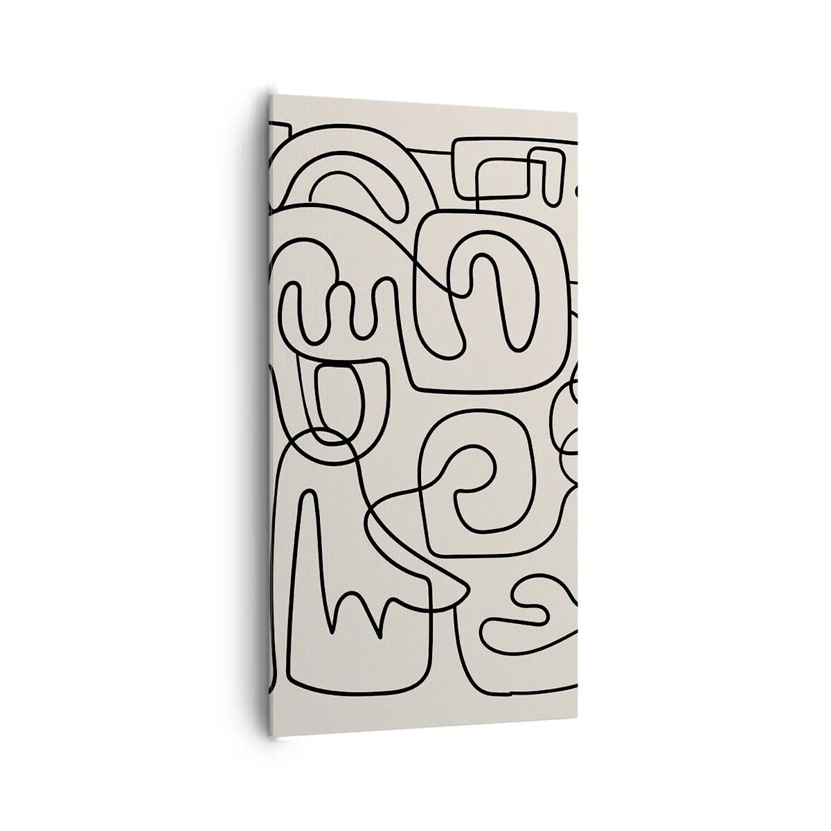 Lærredstryk - Billede på lærred - På sporet - 65x120 cm