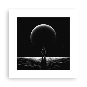 Plakat - Ansigt til ansigt - 30x30 cm