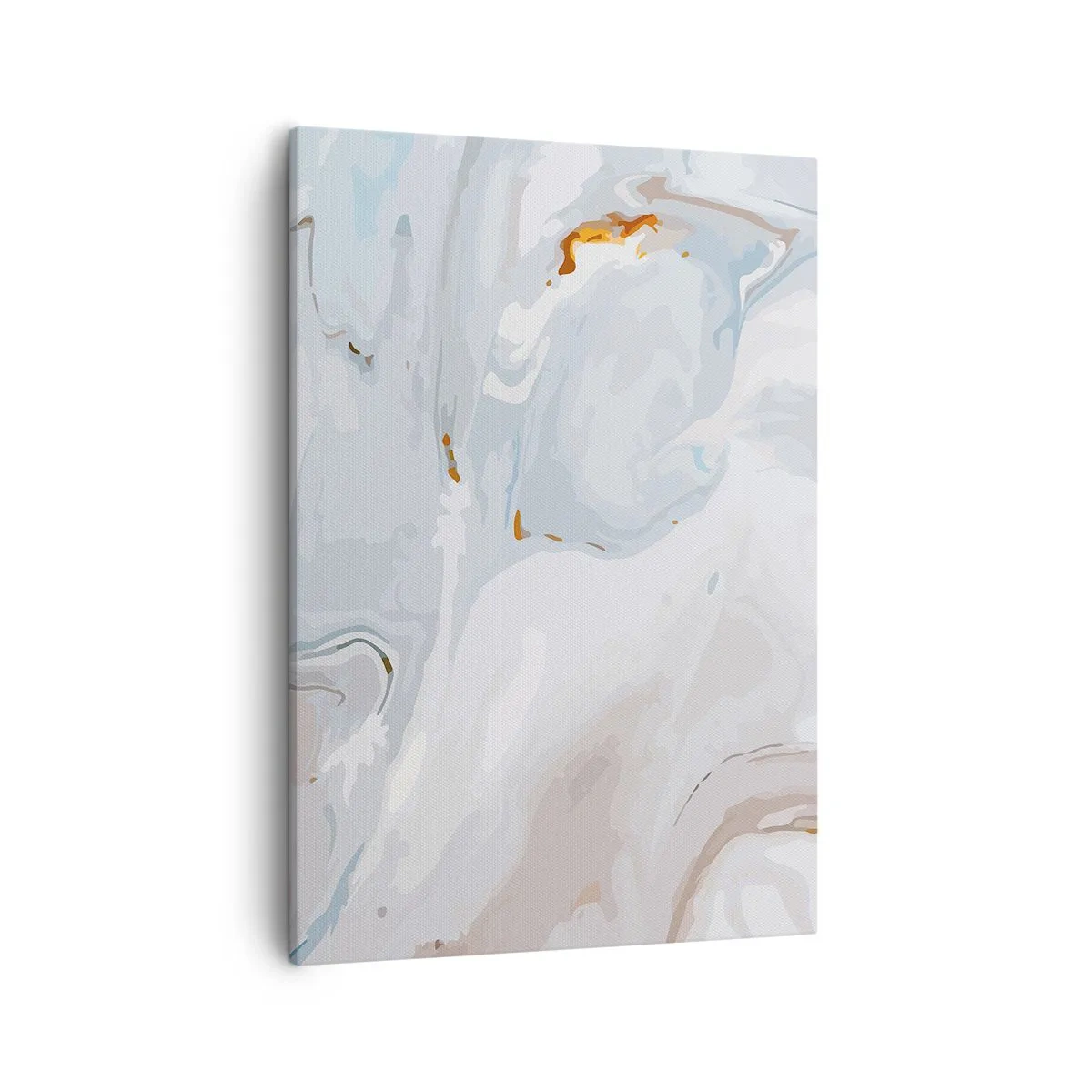 Lærredstryk - Billede på lærred - Hvid opløftet - 50x70 cm
