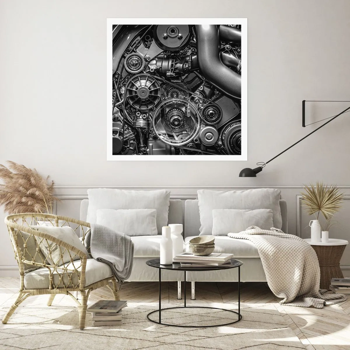 Plakat - Mekanikkens poesi - 60x60 cm