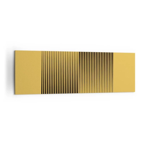 Lærredstryk - Billede på lærred - Modsætningernes kvadrat - 160x50 cm