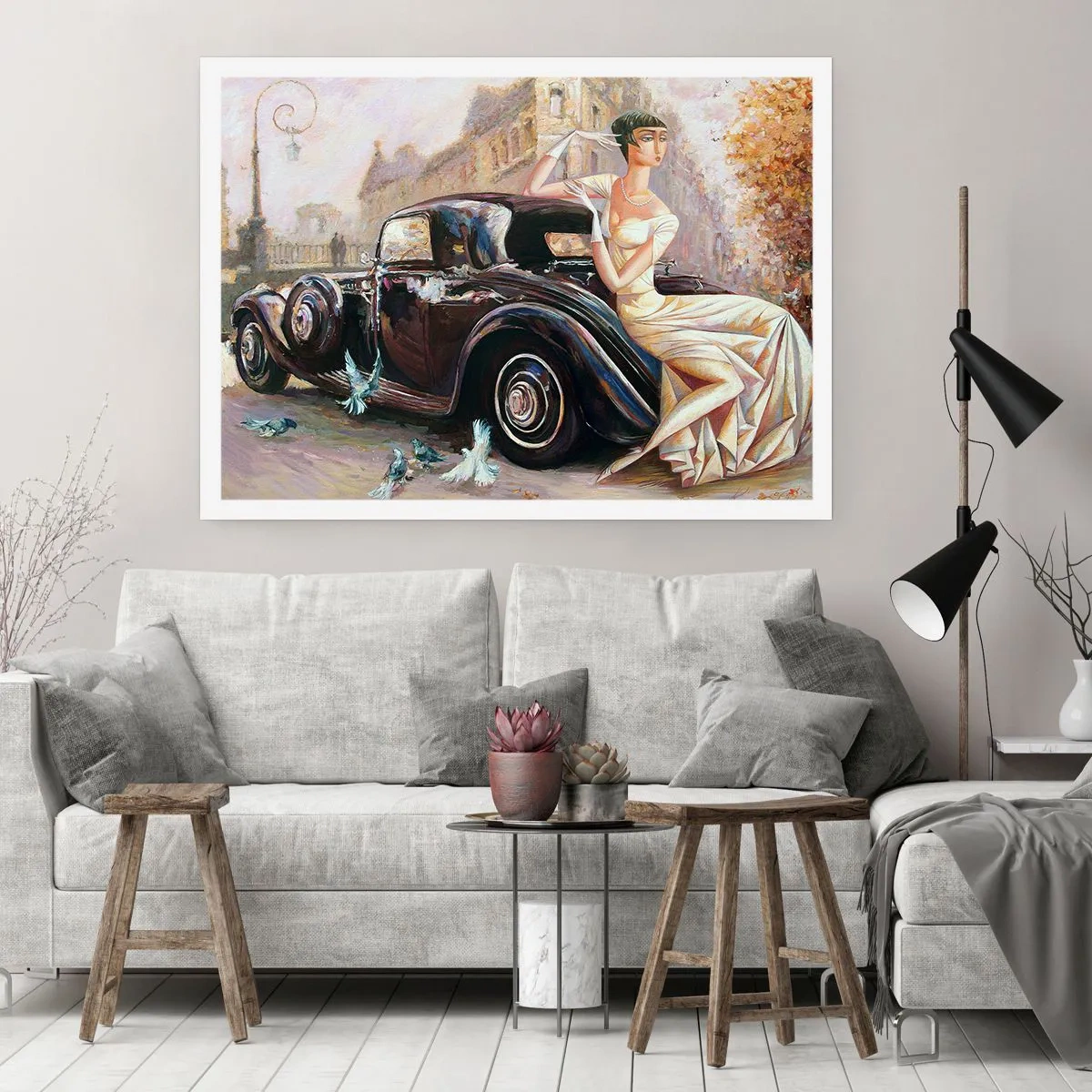 Plakat - Retro elegance - 91x61 cm