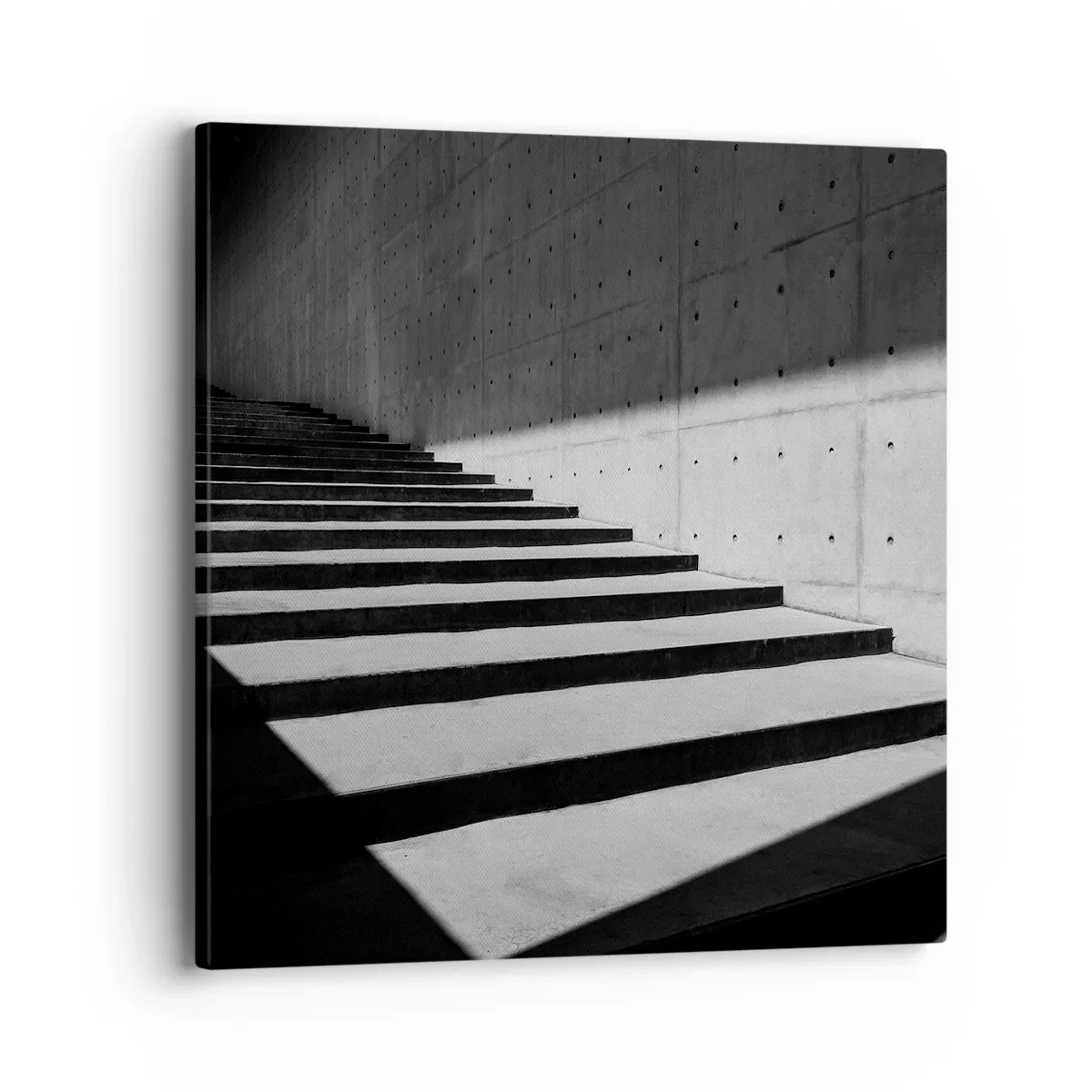 Lærredstryk - Billede på lærred - Modernismens rå skønhed - 40x40 cm