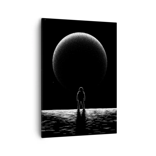 Lærredstryk - Billede på lærred - Ansigt til ansigt - 50x70 cm
