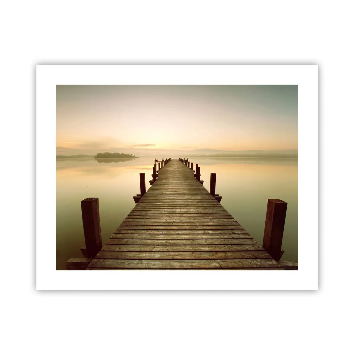 Plakat - Før daggry, daggry, lys - 50x40 cm