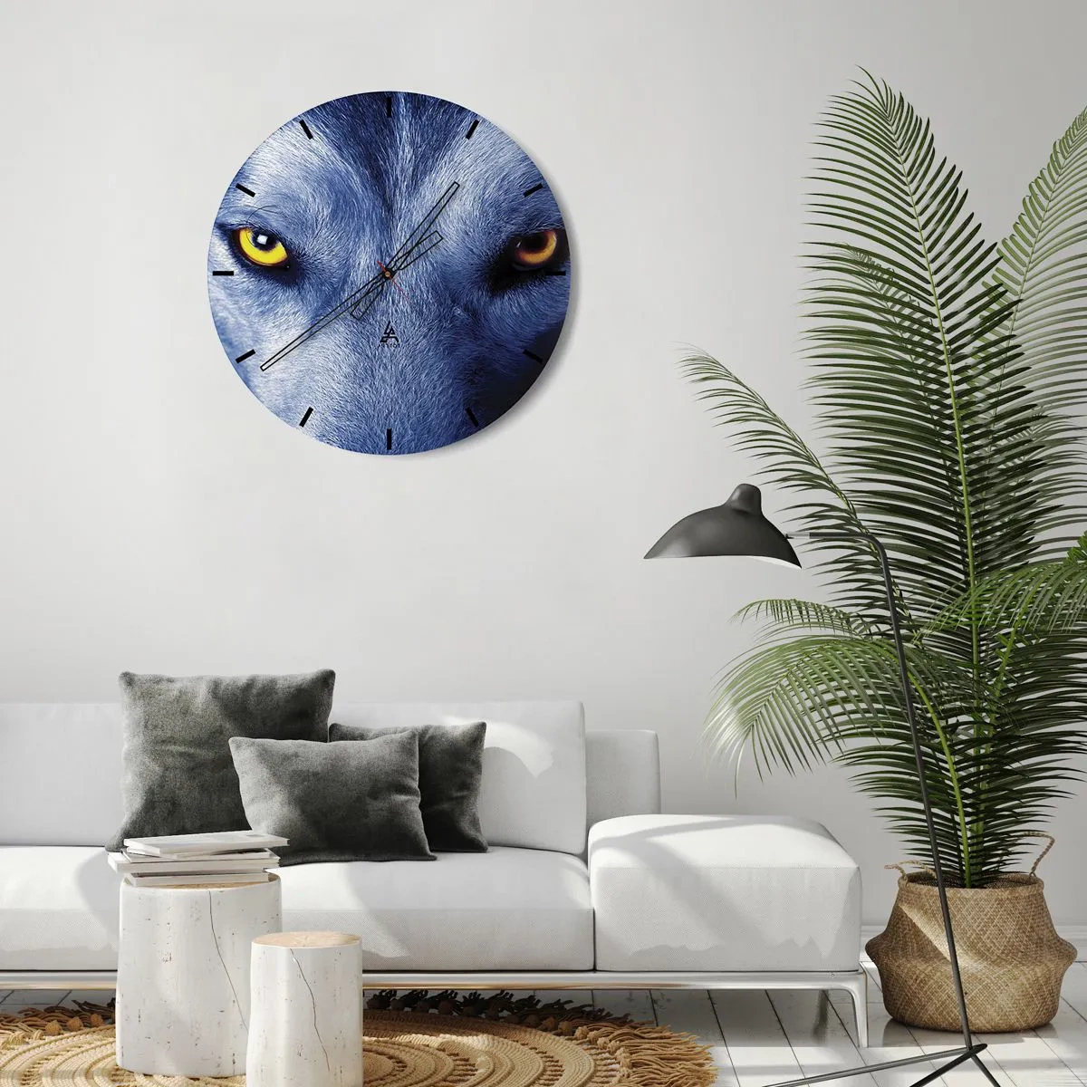 Vægur, Uret - Et hypnotiserende udseende - 40x40 cm