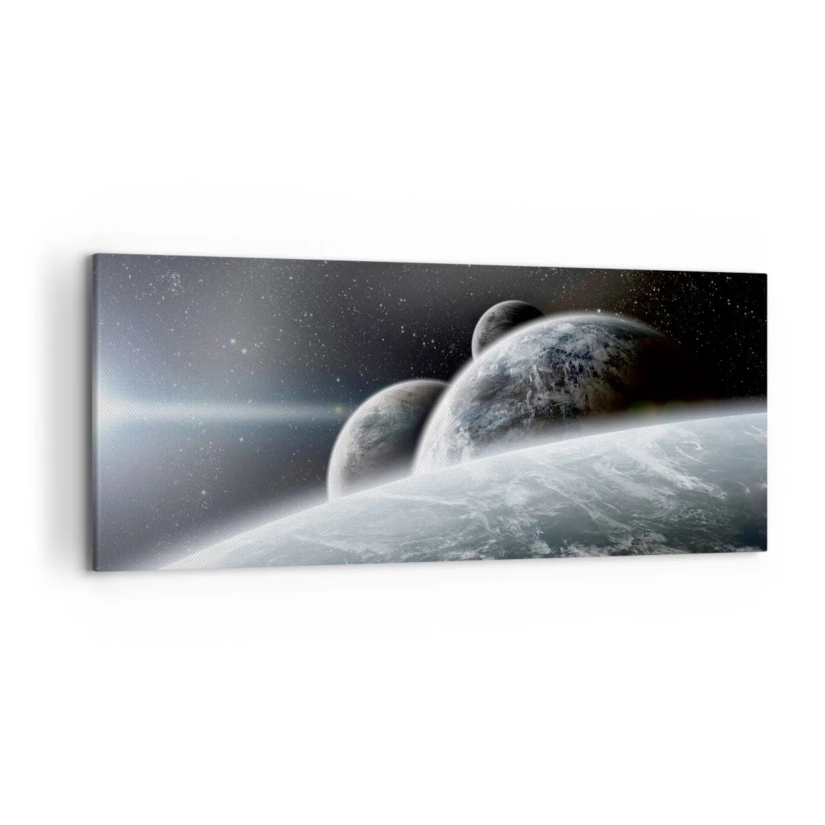 Lærredstryk - Billede på lærred - Sfærernes kosmiske musik - 120x50 cm
